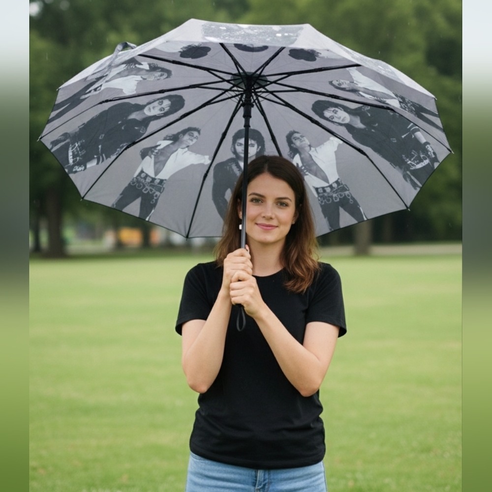 Michael Jackson Umbrella New Without Tags - Picture 2 of 7